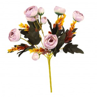 Buchet bujori artificiali lila 20 cm